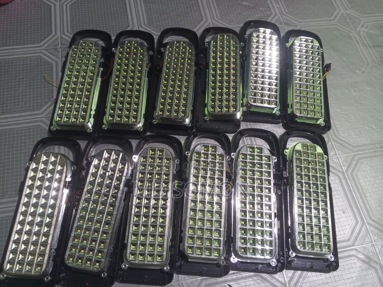 LED Emergency Light Body (ব্যাটারি ও সামনের কভার ছাড়া) - ১০০ পিস