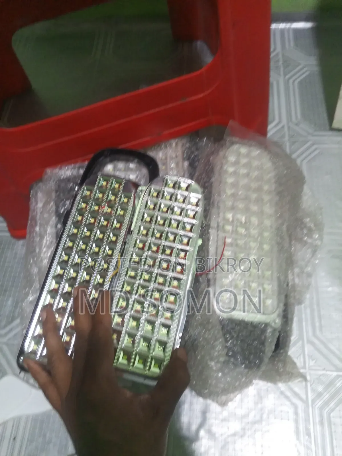 LED Emergency Light Body (ব্যাটারি ও সামনের কভার ছাড়া) - ১০০ পিস
