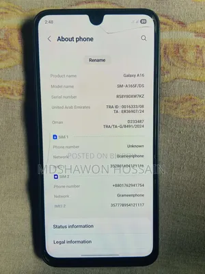 Samsung Galaxy A16 128 GB Black