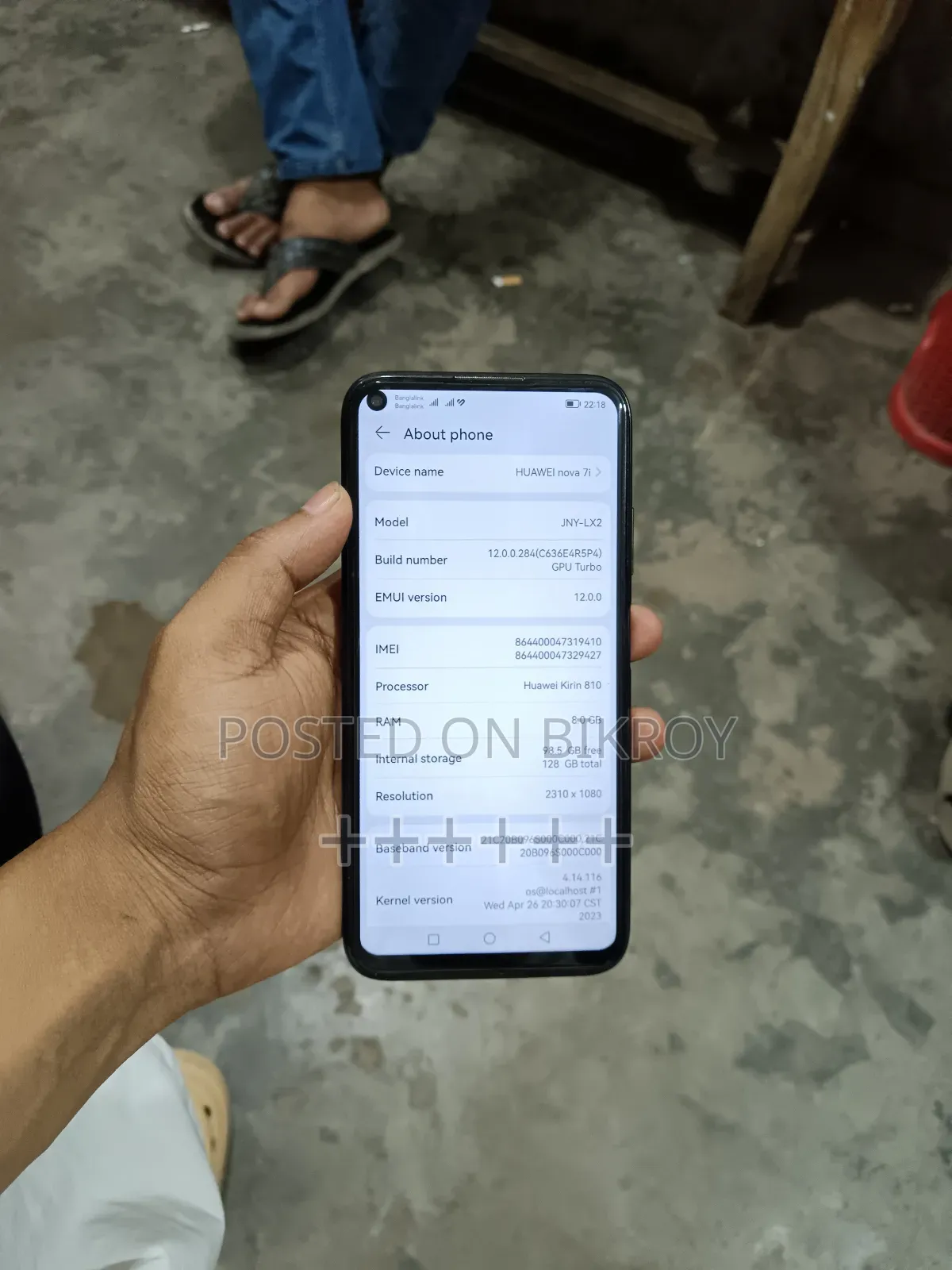 Huawei Nova 7i 128 GB Black