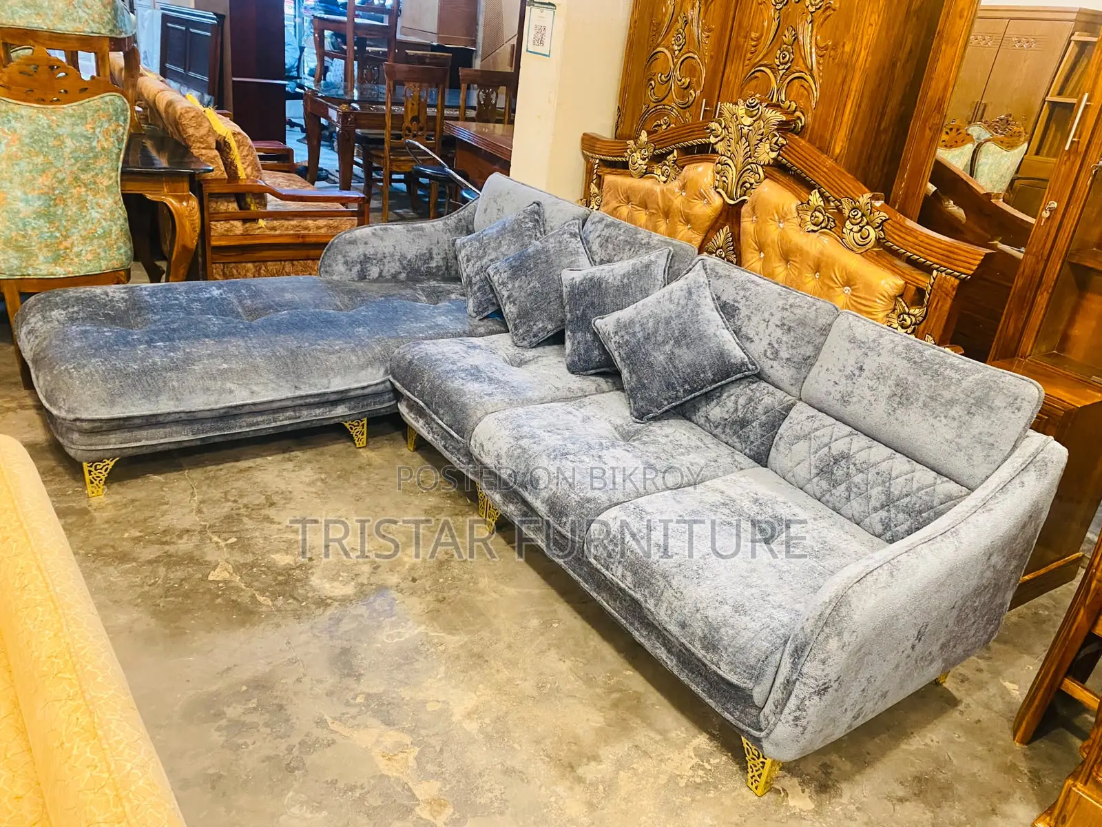 New Style L Shape Sofa Set