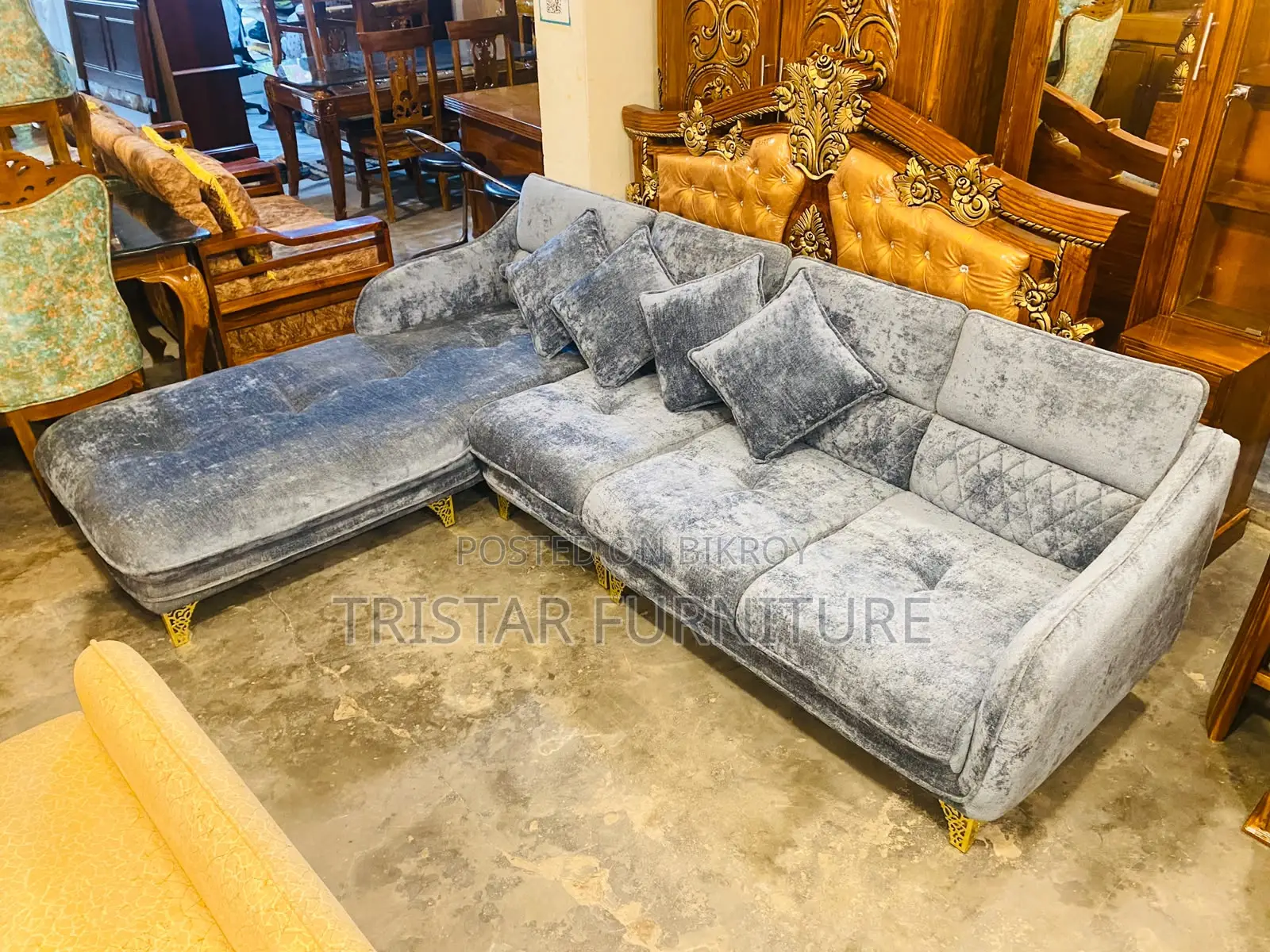 New Style L Shape Sofa Set