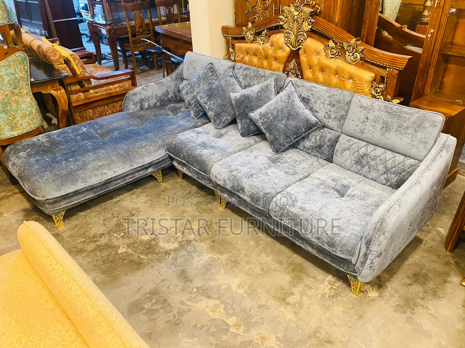 New Style L Shape Sofa Set