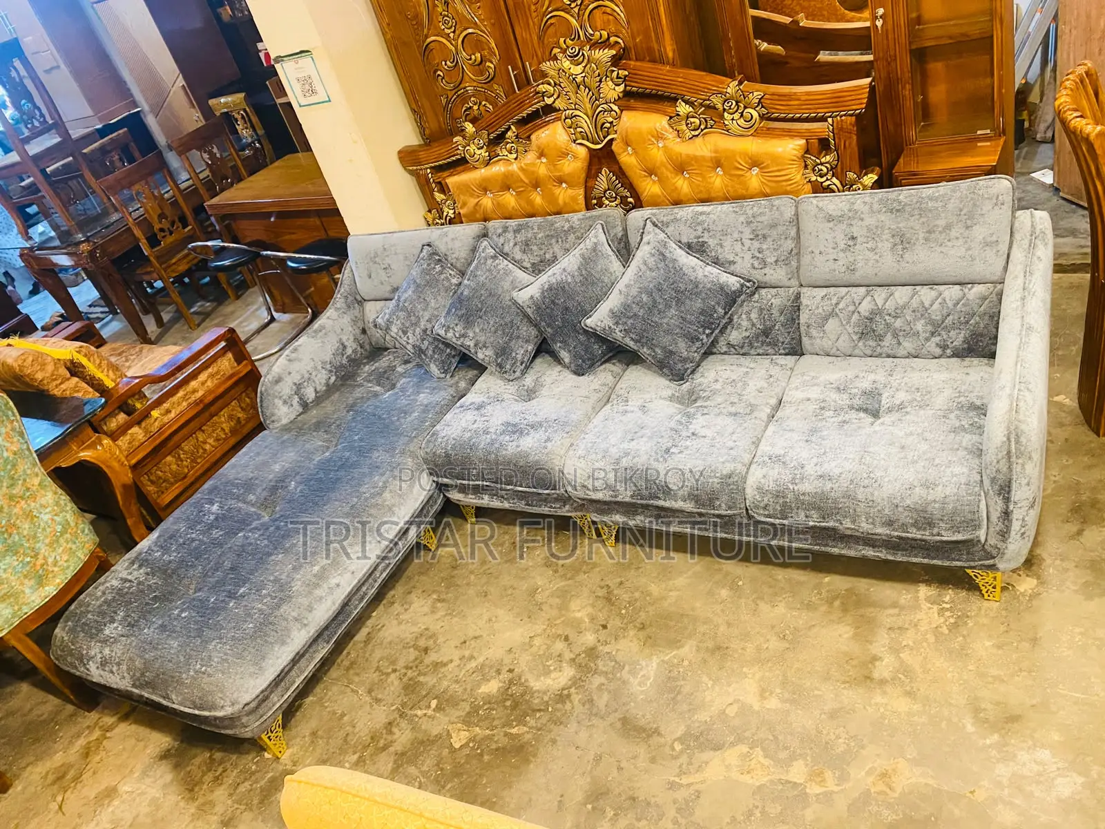 New Style L Shape Sofa Set