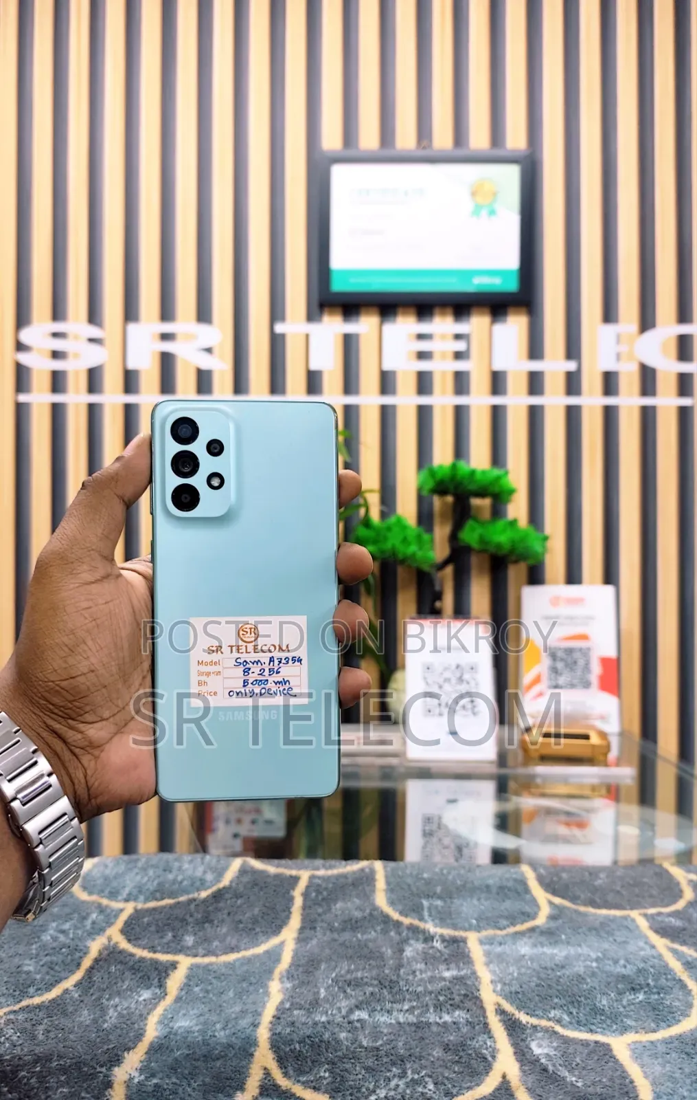 স্যামসাং গ্যালাক্সি এ৭৩ ৫জি ২৫৬ জিবি নীল