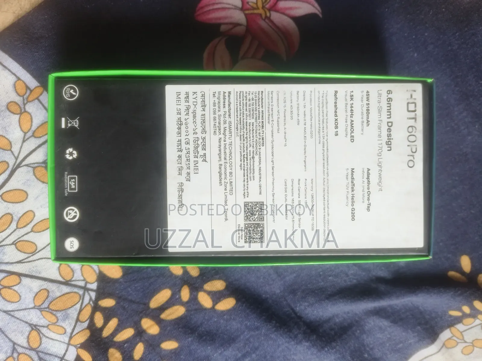 Infinix Hot 60 Pro 128 GB White