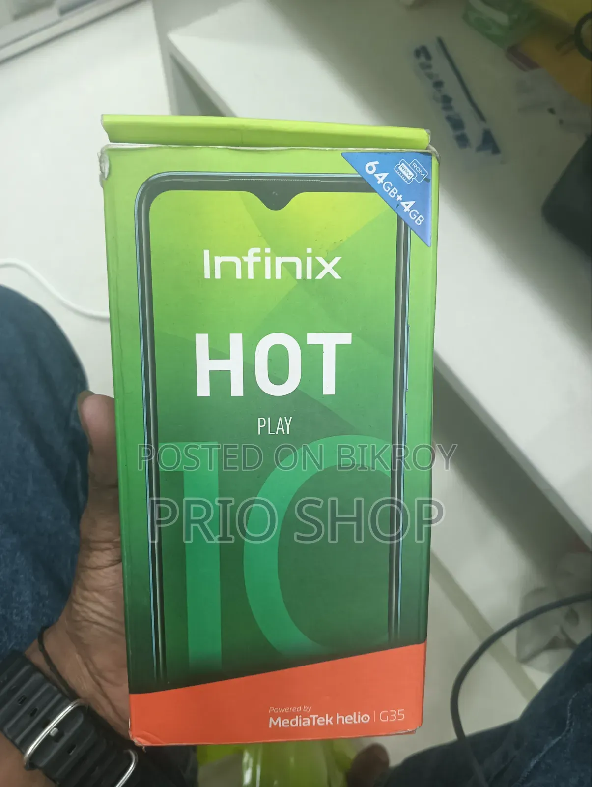 Infinix Hot 10 Play 64 GB Blue