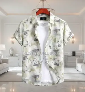 Fashionable Digital Printed Premium Half Sleeve Shirt
