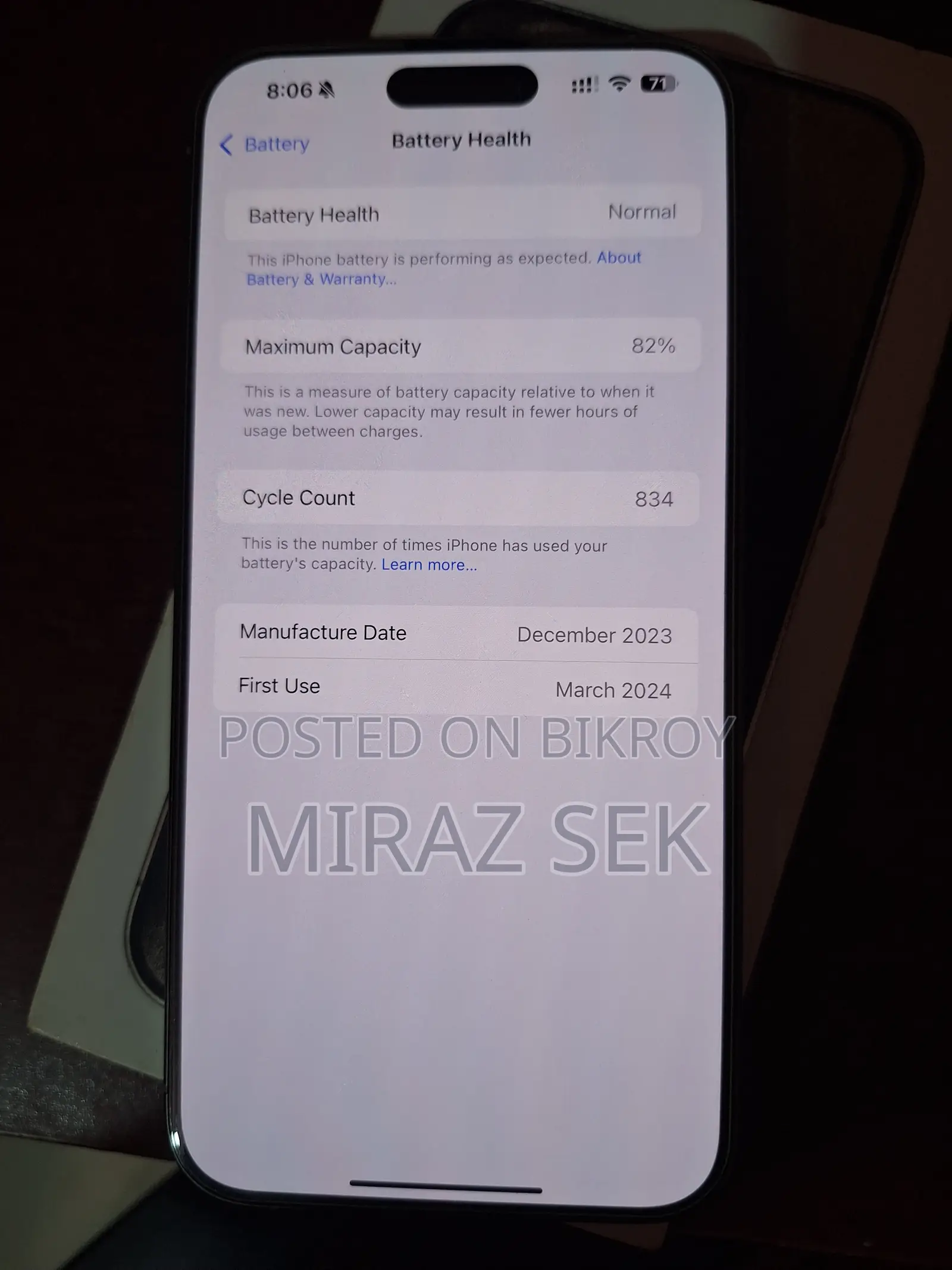 Apple iPhone 15 Pro Max 256 GB Gray