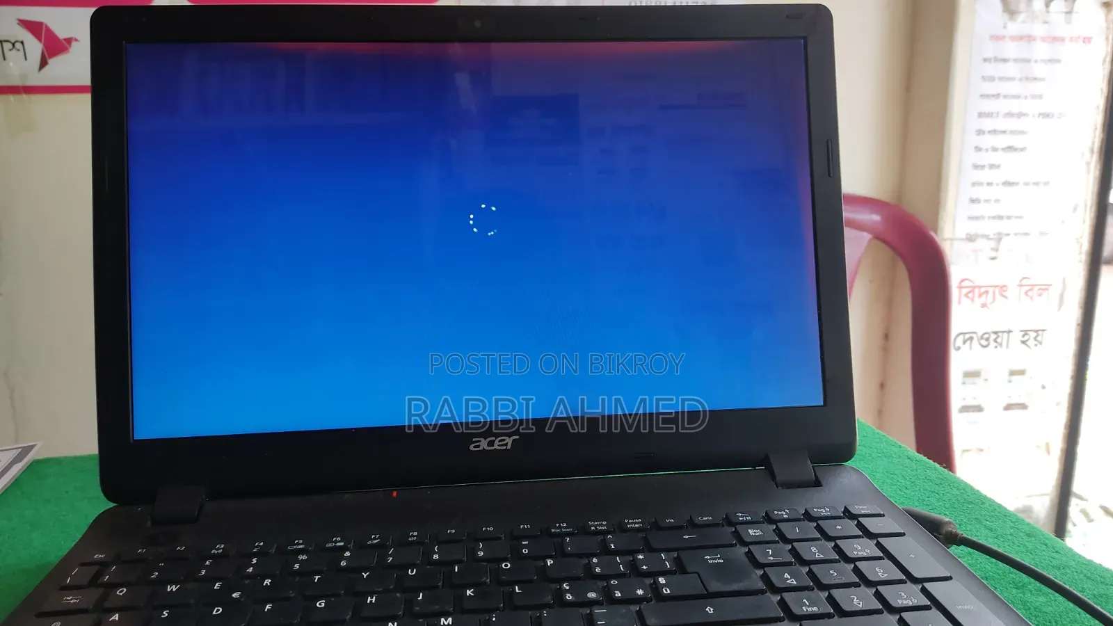 Laptop Acer 4GB Intel Celeron HDD 32GB