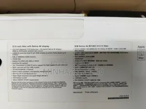 Desktop Computer Apple iMac 8GB Intel Core I5 SSD 256GB