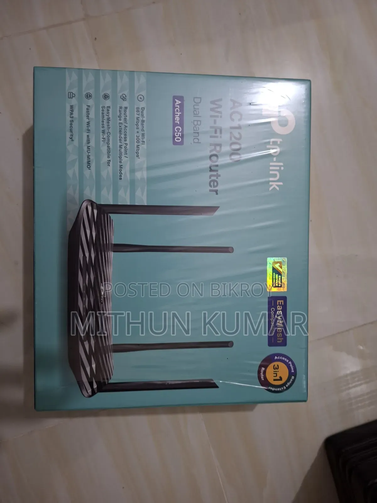 TP-Link AC 1200 WiFi Router Archer C50