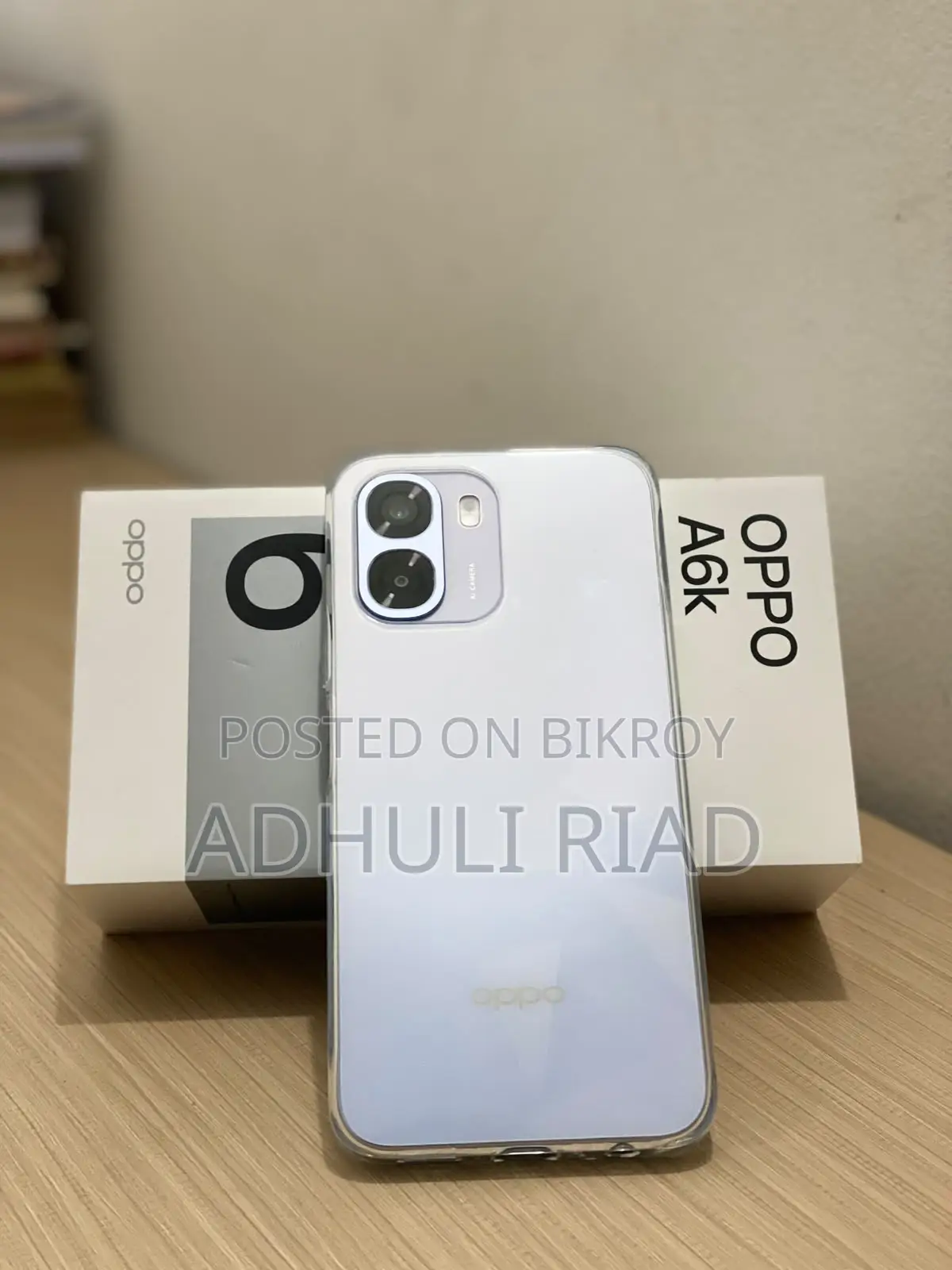 New Oppo A6k 128 GB Gray