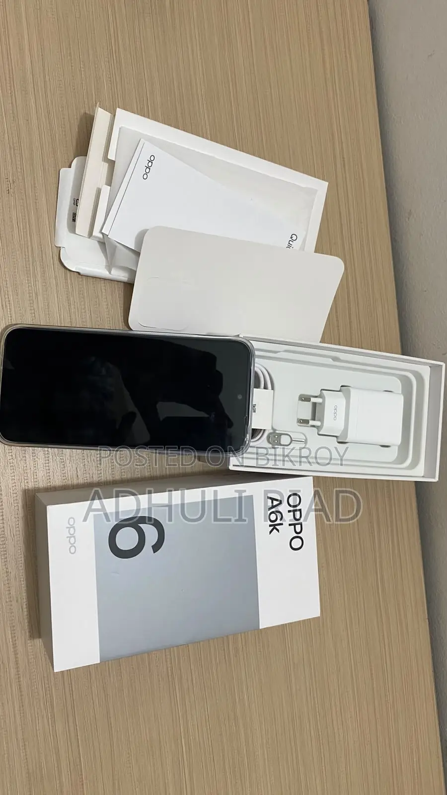 New Oppo A6k 128 GB Gray