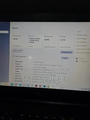 ল্যাপটপ এইচপি ২৪০ জি১ ৪জিবি ইন্টেল কোর আই৩ এইচিডিডি+এসএসডি ১টি