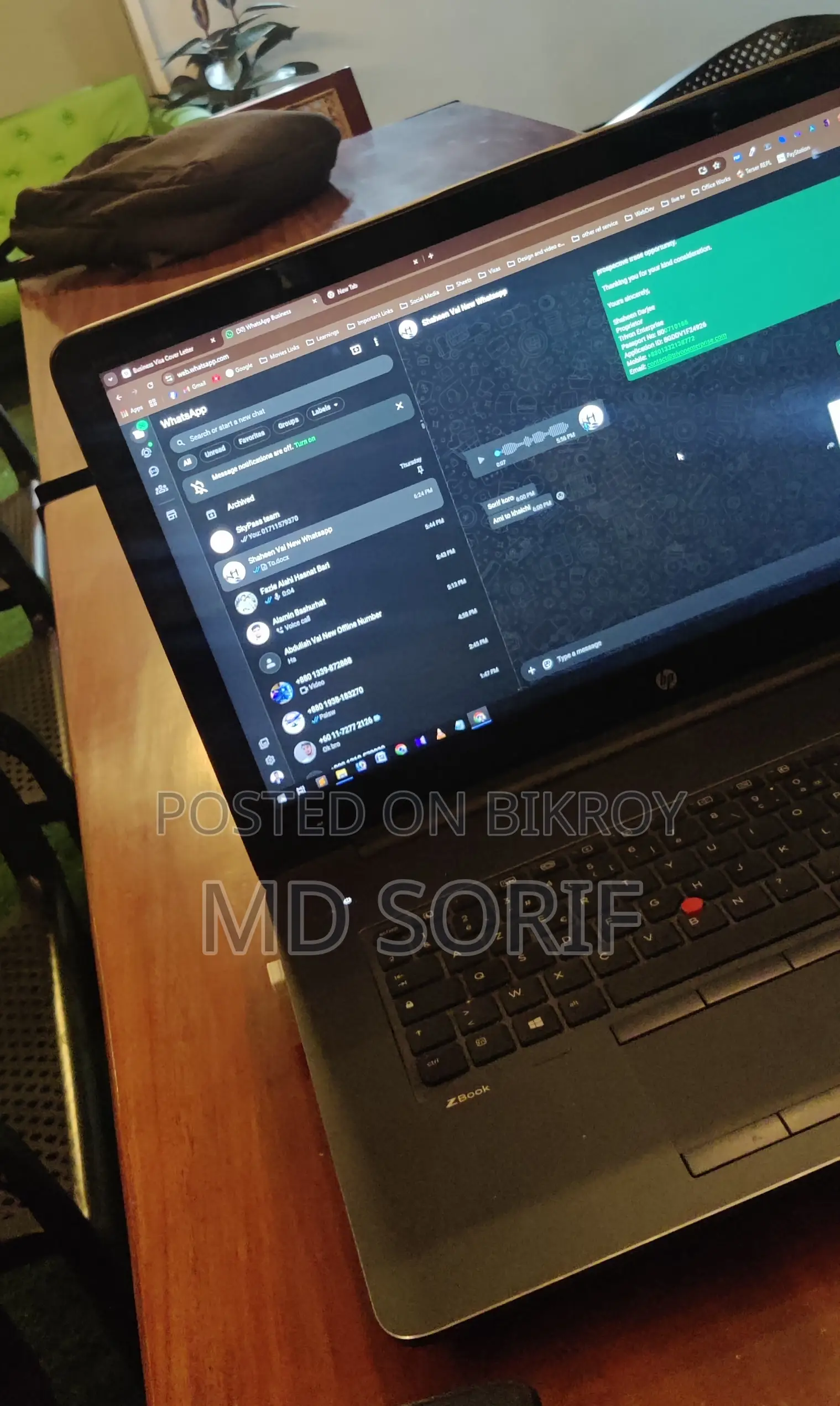 Laptop HP ZBook 17 32GB Intel Core I7 SSD 512GB