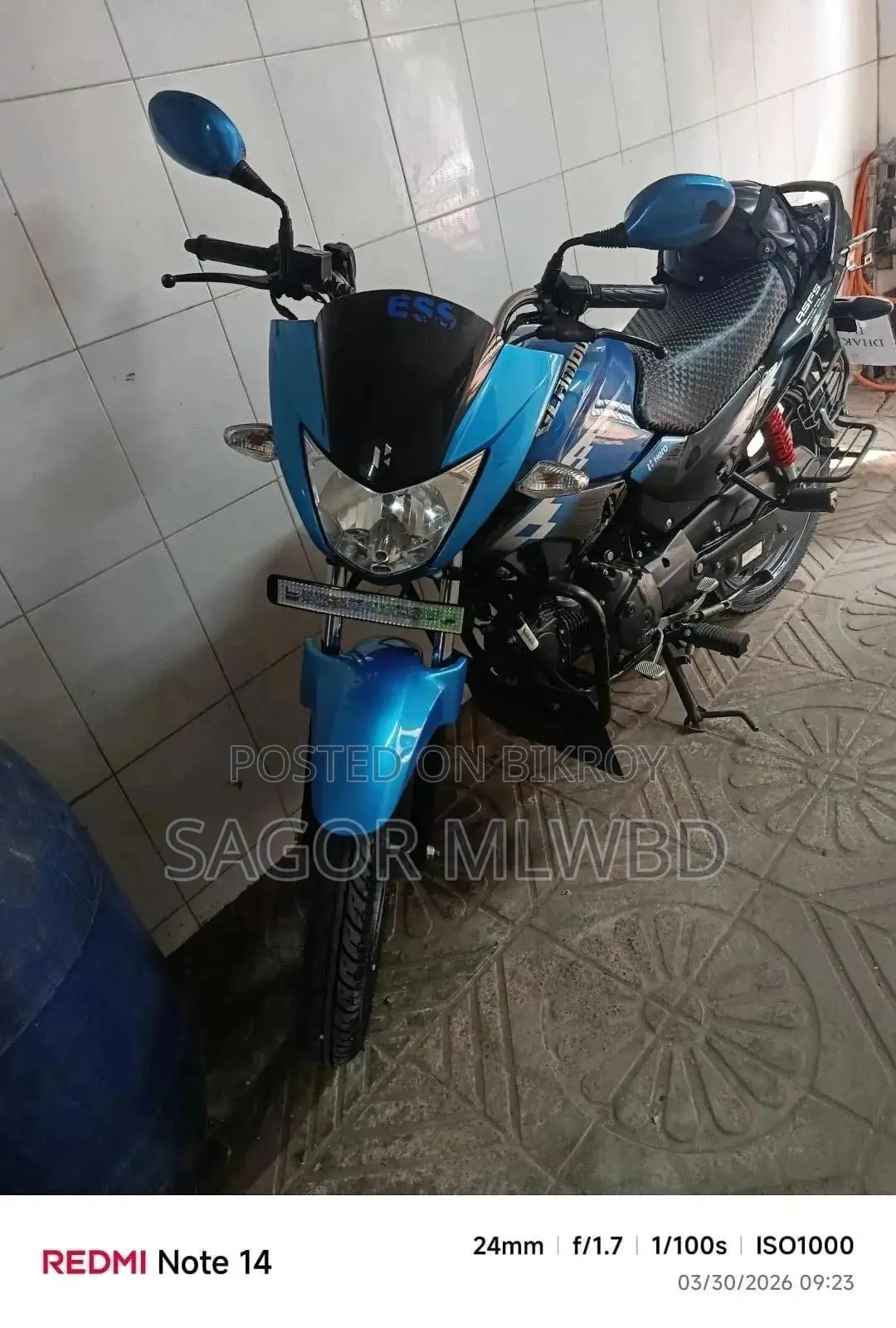 হিরো গ্ল্যামার ২০২৫ ব্লু