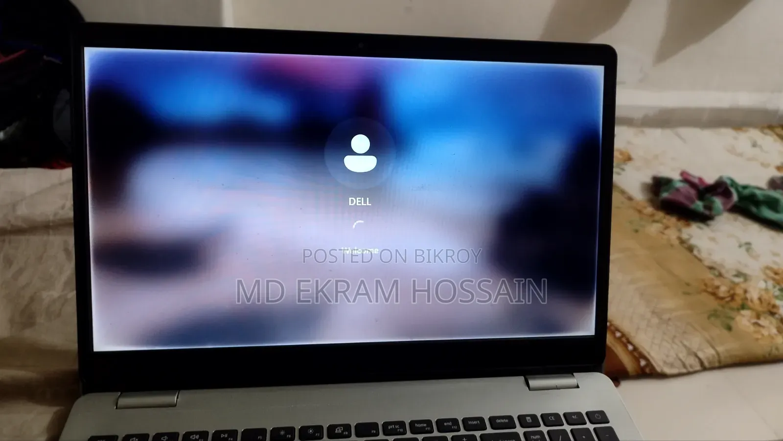 ল্যাপটপ ডেল ইন্সপায়রন ১৫ ১২জিবি ইন্টেল কোর আই৩ এসএসডি ২৫৬জিবি