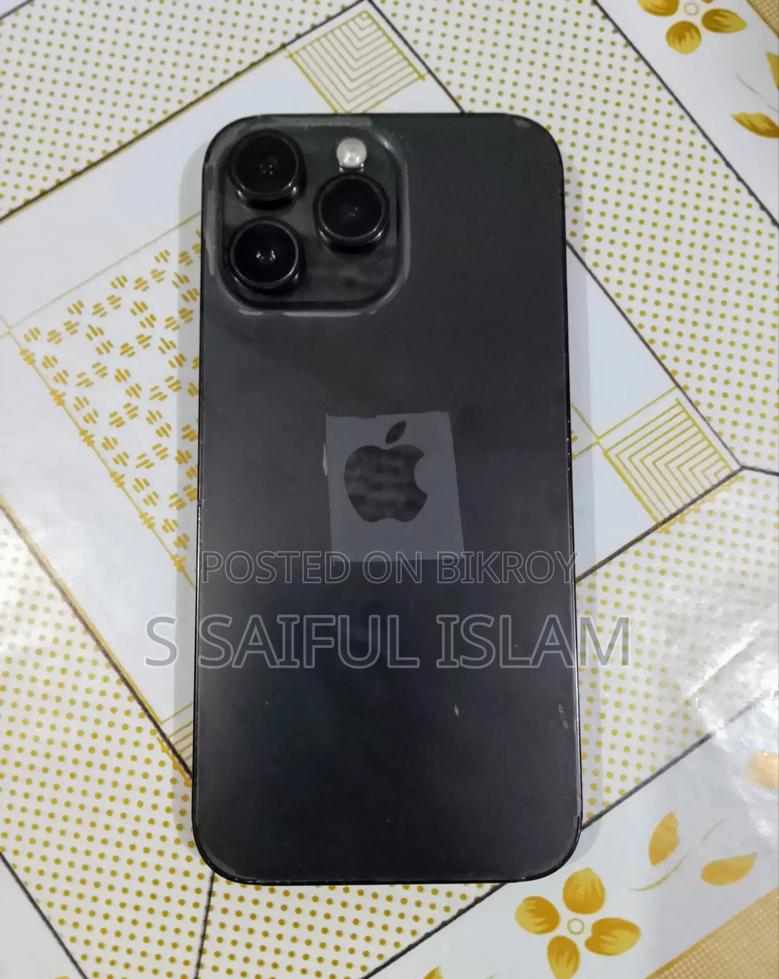 অ্যাপল আইফোন ১৪ প্রো ম্যাক্স ২৫৬ জিবি কালো