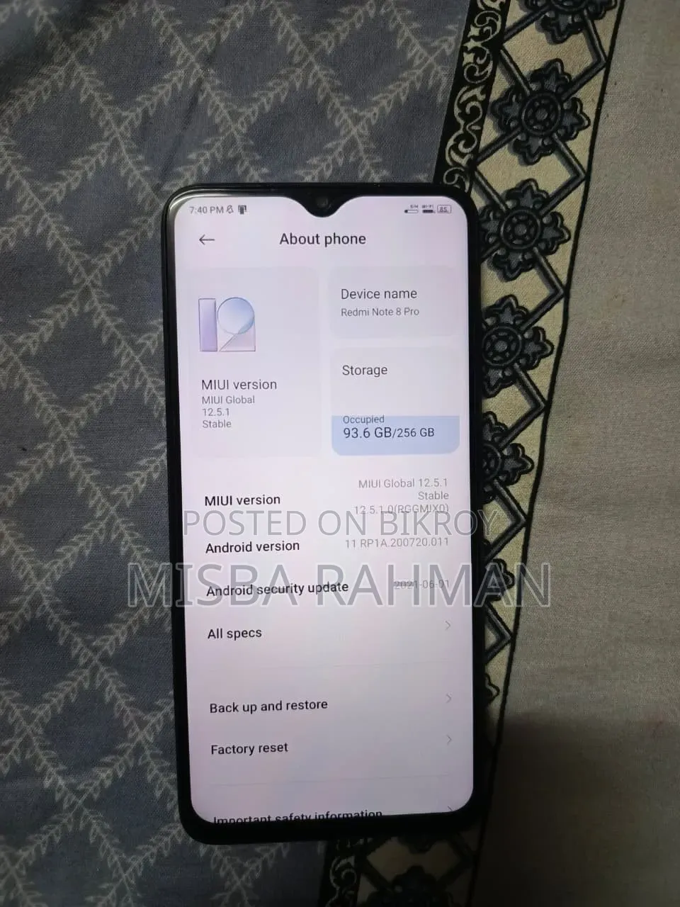 Xiaomi Redmi Note 8 Pro 128 GB Blue