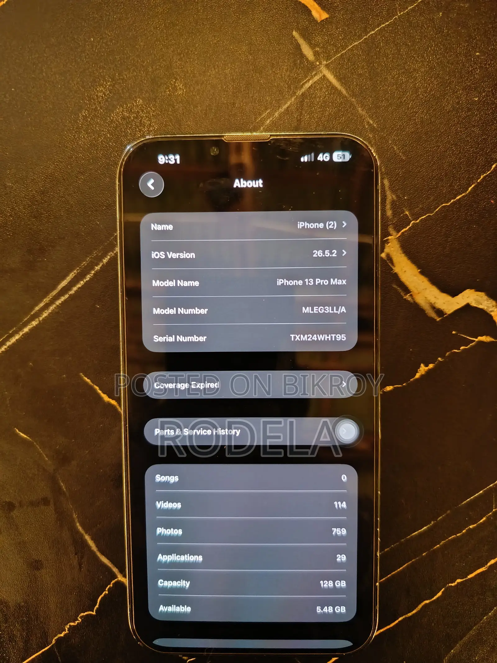 Apple iPhone 13 Pro Max 128 GB White