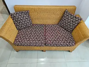 This rattan sofa set will be sold.