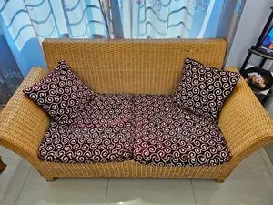 This rattan sofa set will be sold.