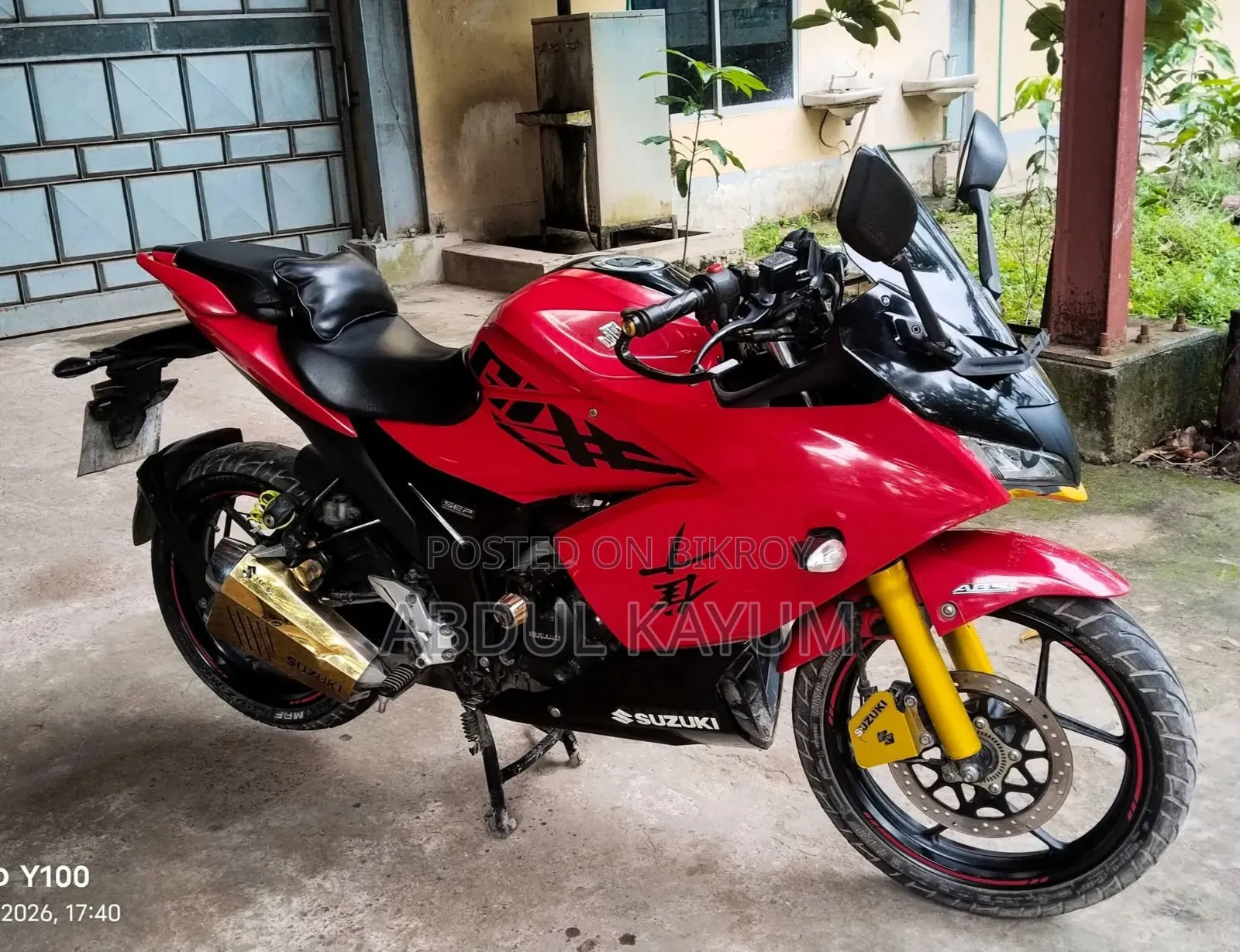 Suzuki Gixxer SF ২০২১ লাল