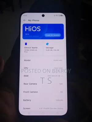 Tecno Spark 40 Pro+ 256 GB Silver