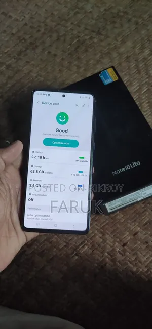 স্যামসাং গ্যালাক্সি নোট ১০ লাইট ১২৮ জিবি ব্ল্যাক