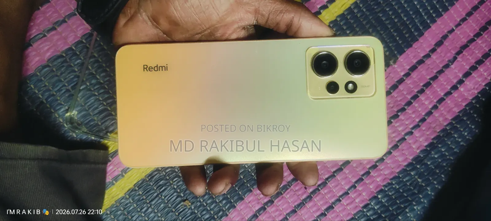 Xiaomi Redmi Note 12 256 GB Rose Gold