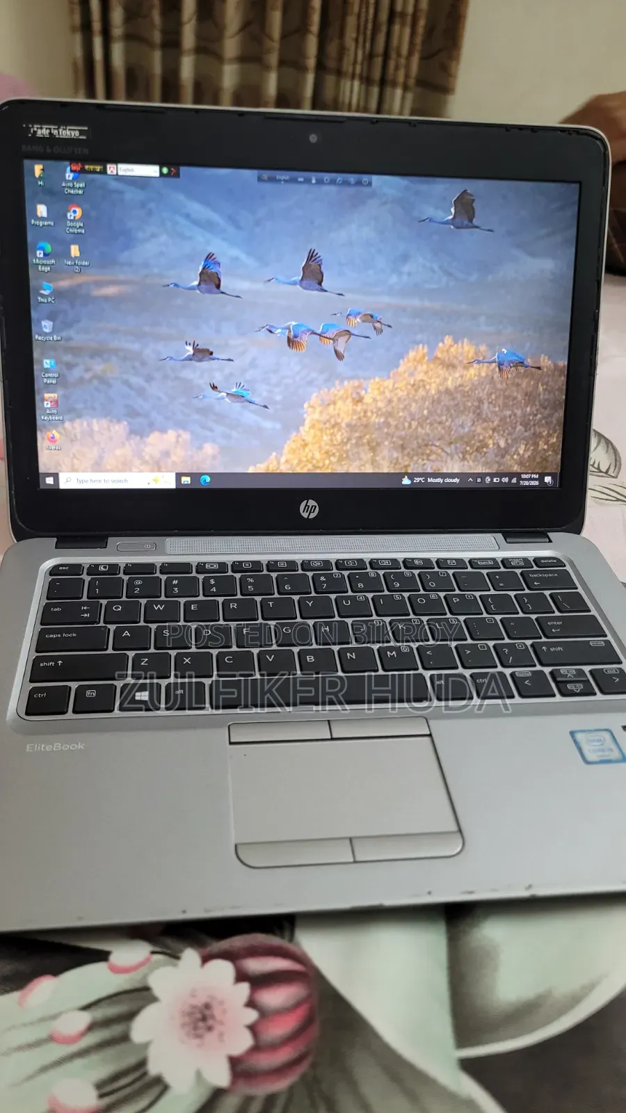 Laptop HP EliteBook 820 G3 12GB Intel Core I5 SSD 256GB