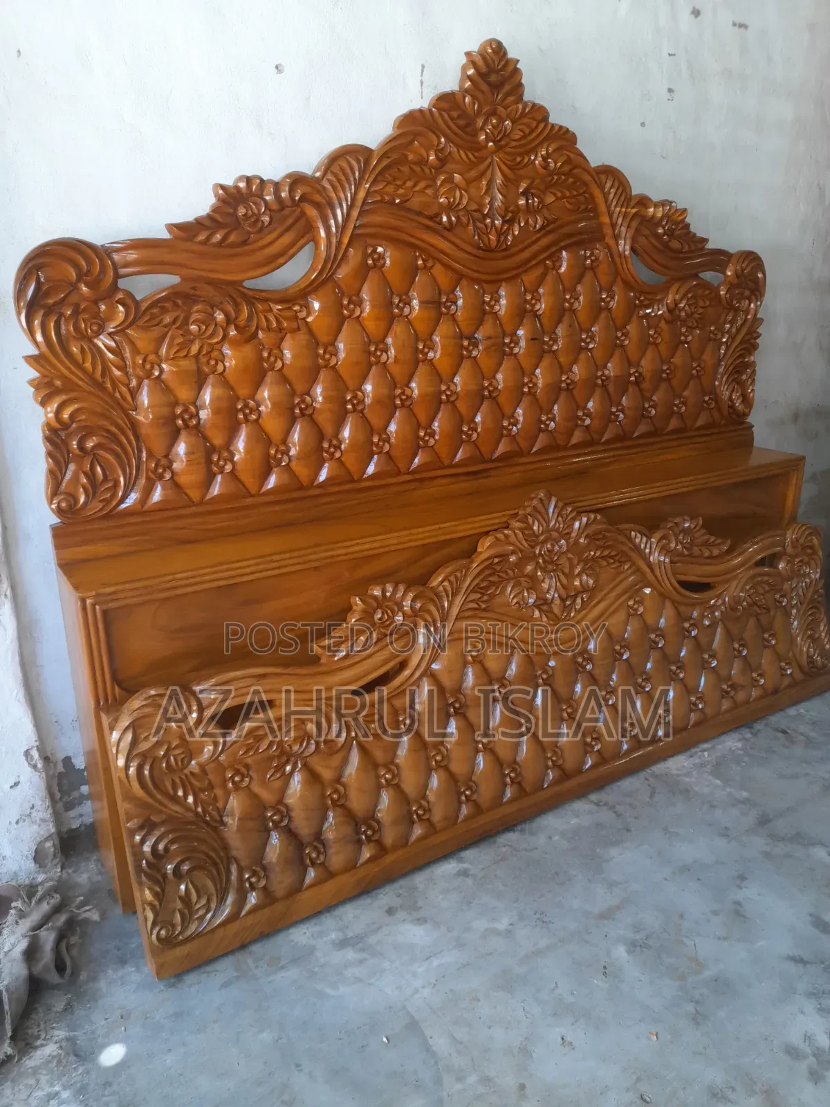 81 Wooden Full Box Bed