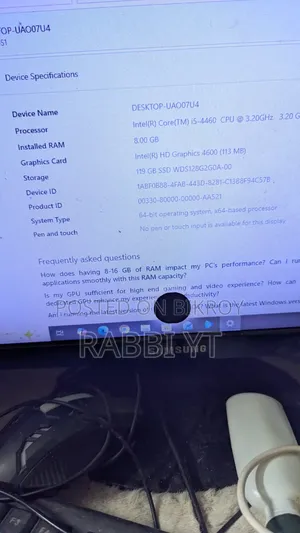 New Desktop Computer 8GB Intel Core I5 SSD 16 GB