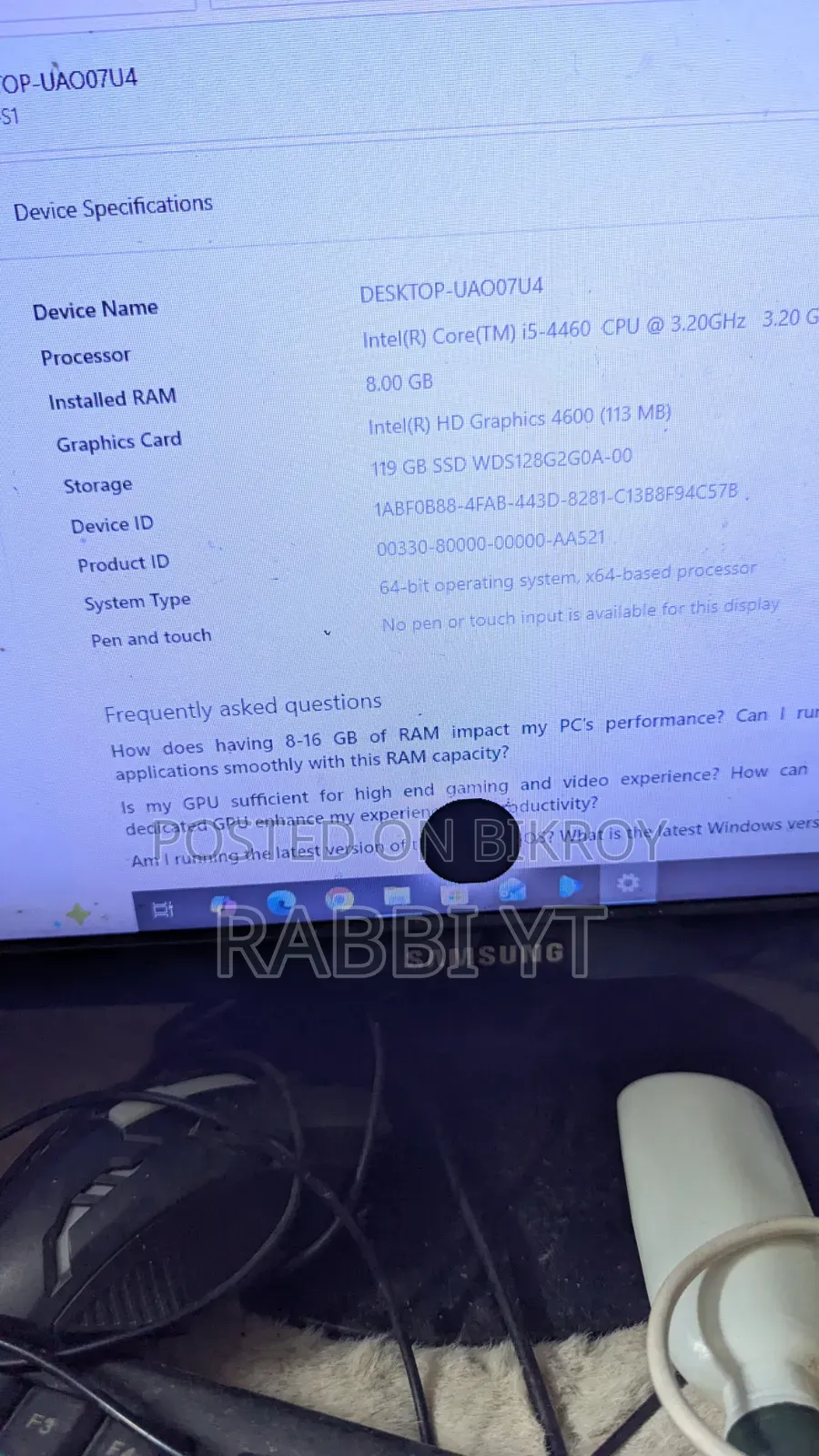 New Desktop Computer 8GB Intel Core I5 SSD 16 GB