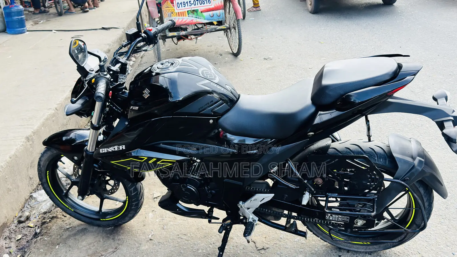 Suzuki Gixxer 2025 Black