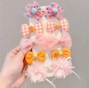 10 Pcs/Set Baby Hairpins Flowers Girl Hair Clips