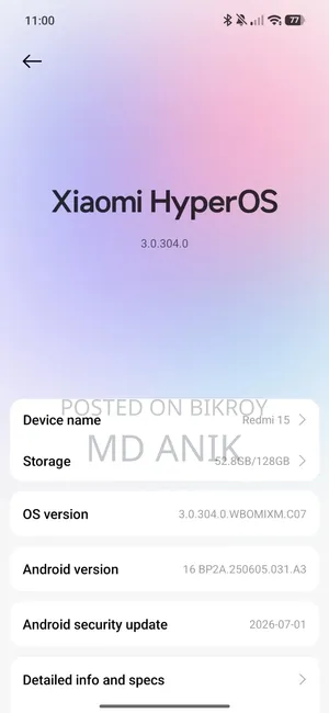Xiaomi 15 256 GB Bronze