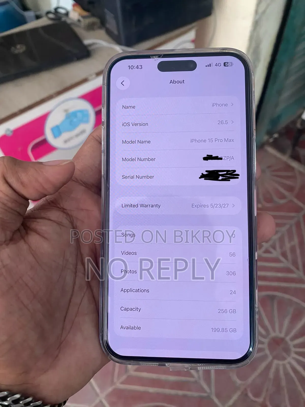 New Apple iPhone 15 Pro Max 256 GB Gray
