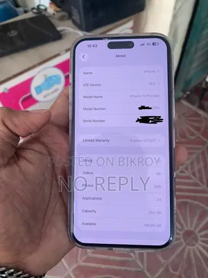 New Apple iPhone 15 Pro Max 256 GB Gray