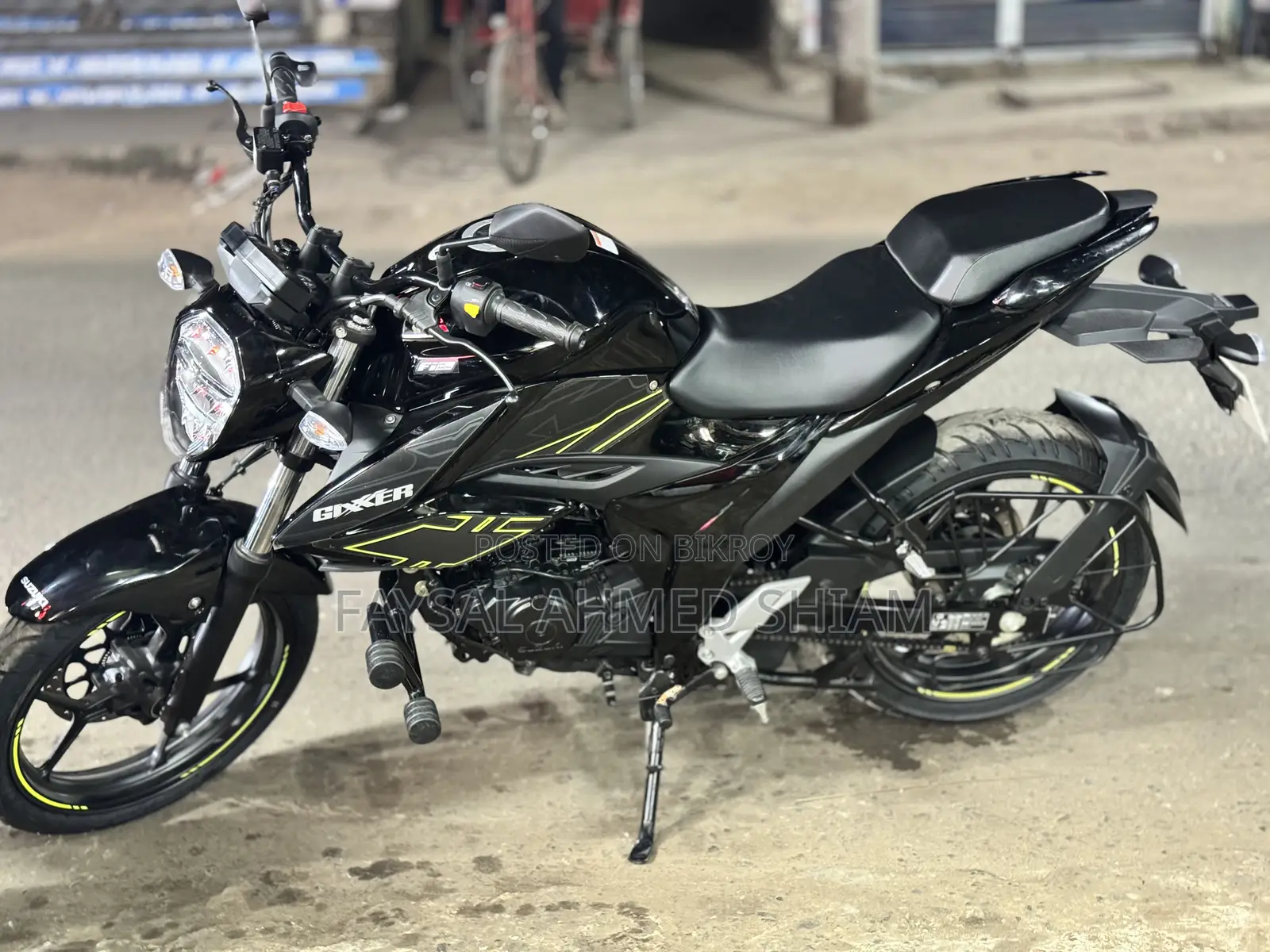Suzuki Gixxer 2025 Black