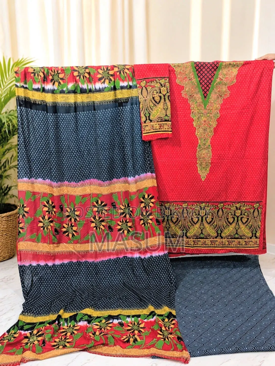 Block Print Pakistani Inspired Three Piece