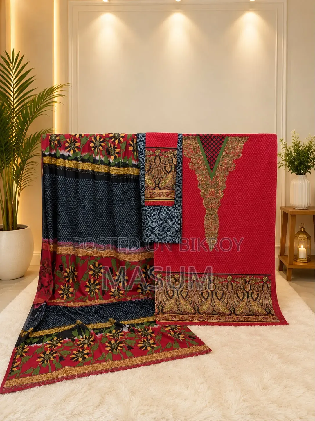 Block Print Pakistani Inspired Three Piece