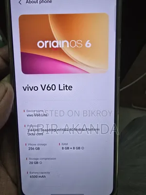 Vivo V60 Lite 4G 256 GB Blue