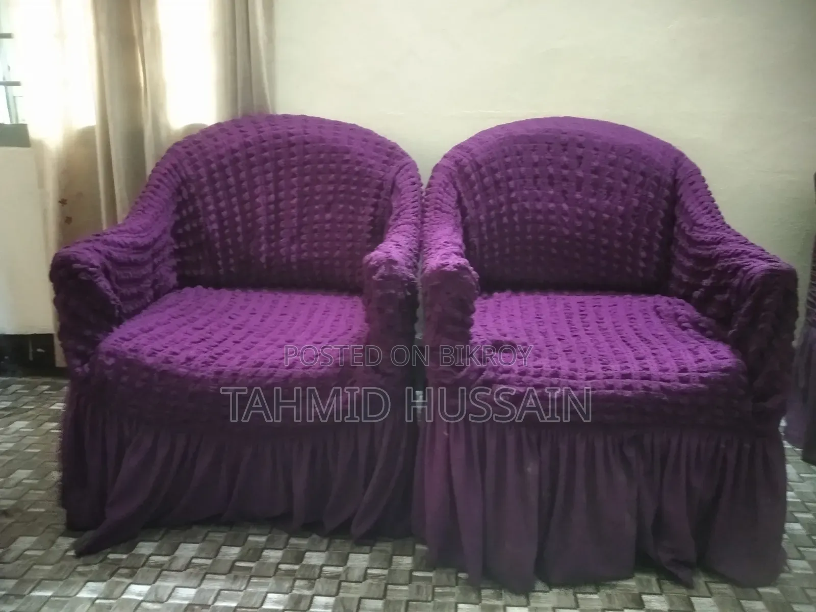 2 Large Cane Sofas for Sale