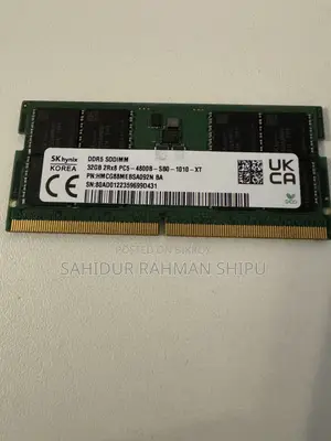 SK Hynix 32GB DDR5 4800MHz SODIMM Laptop RAM – 100% Working
