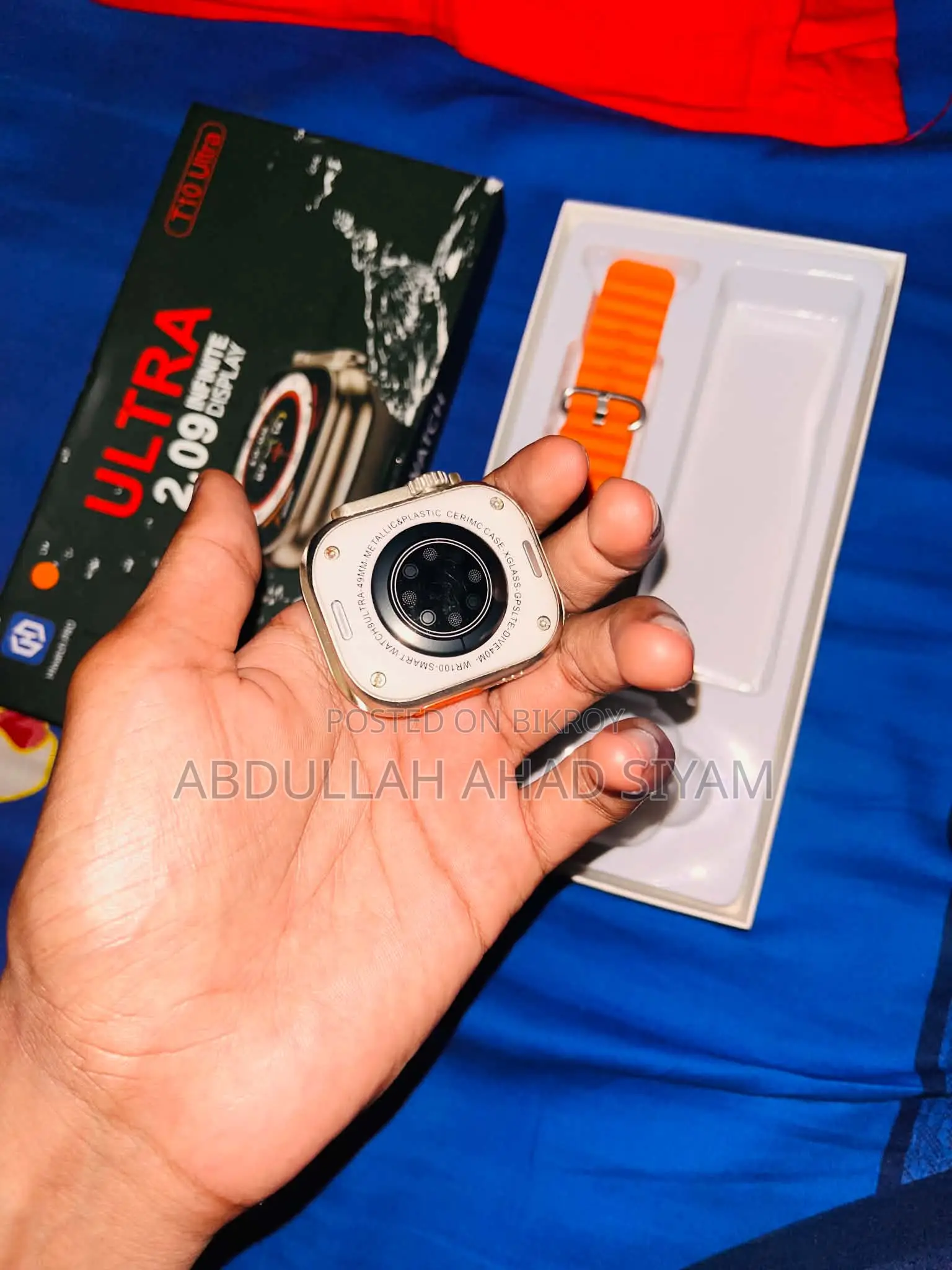 টি-১০ আল্ট্রা স্মার্ট ওয়াচ