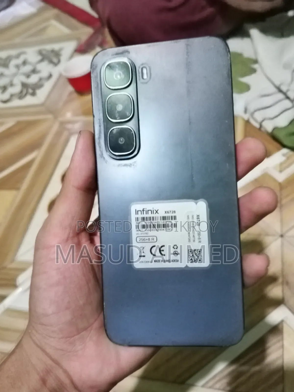 ইনফিনিক্স হট ৬০আই ২৫৬ জিবি কালো