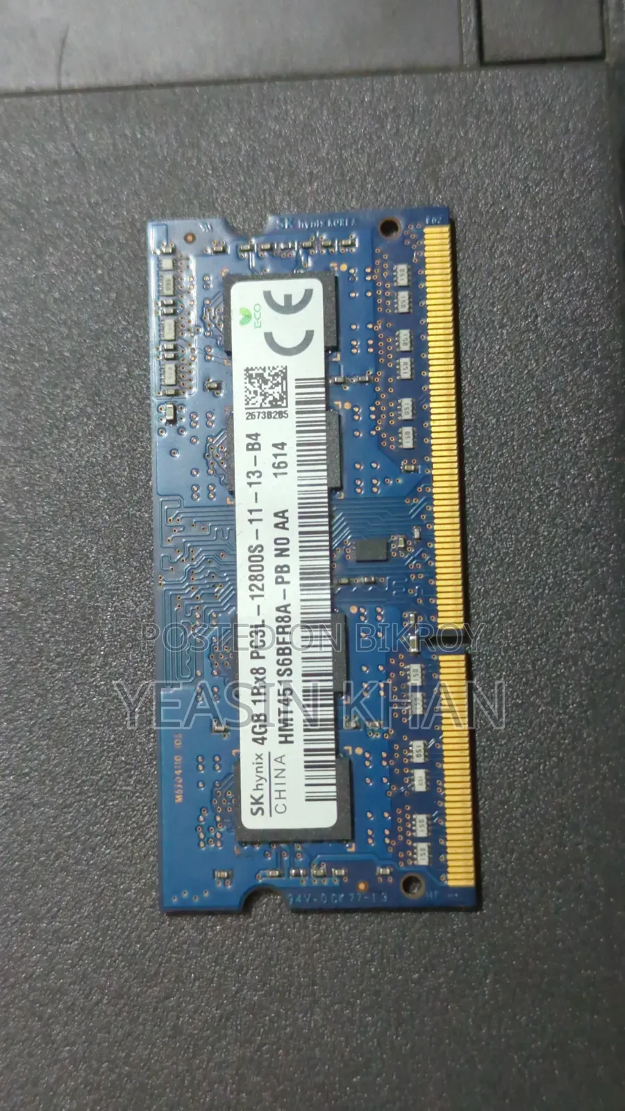 Sk Hynix 4gb DDR3L Ram