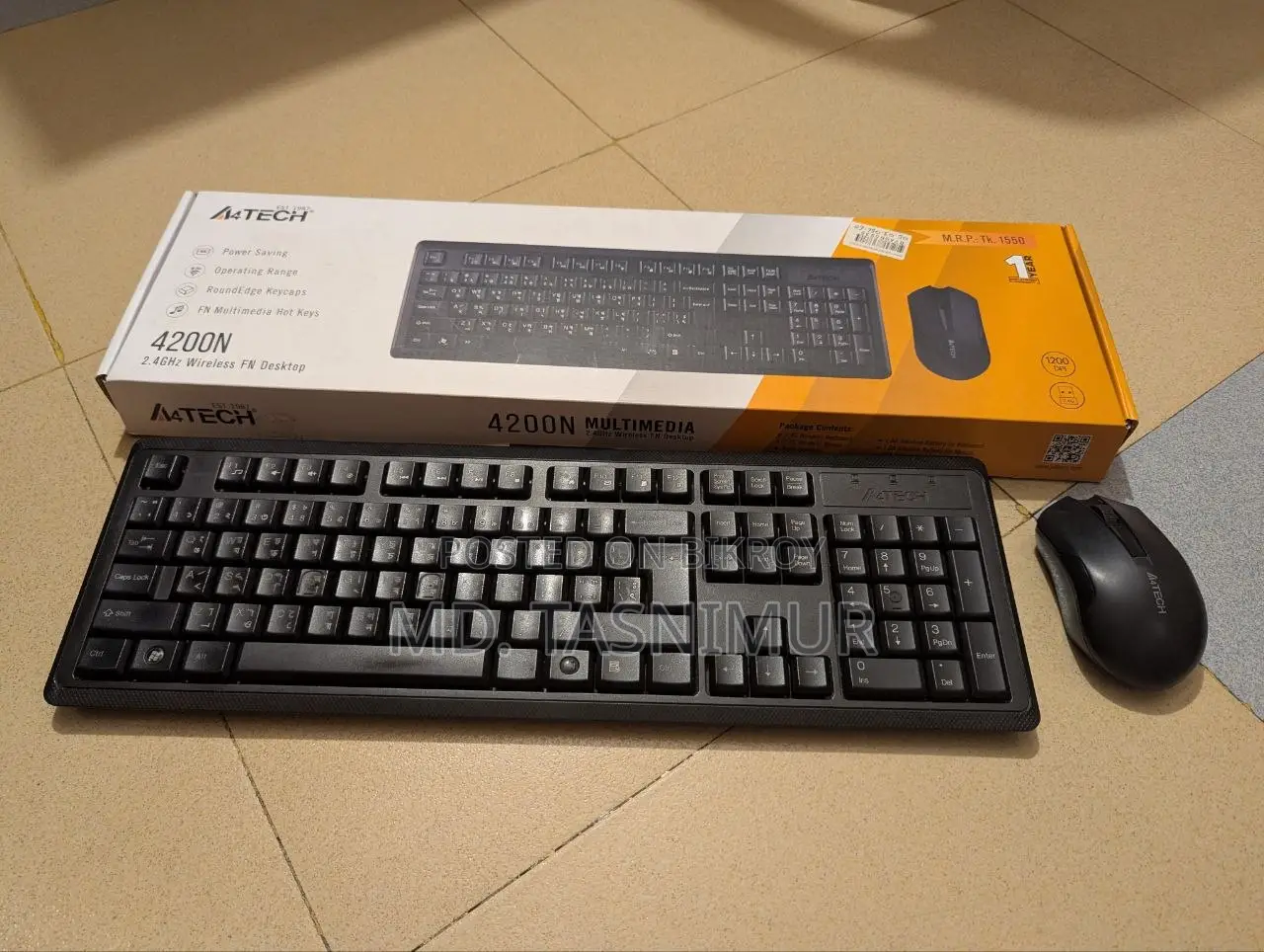 A4tech 4200 N Keyboard and Mouse Combo